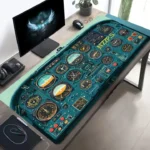 Airplane Cockpit Dashboard Desk Mat 30x60cm Extended Mouse Pad