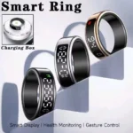 Smart Health Monitoring Ring with Display | IP68 Waterproof