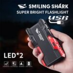 Smiling Shark SD-0712A Super Bright USB Rechargeable LED Flashlight