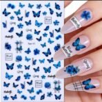 Nail Art Butterfly Sticker Set for DIY Nail Decoration - Image 21