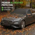 Car Windshield Sun Cover - Black Auto Shade - Image 5