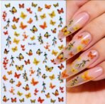Nail Art Butterfly Sticker Set for DIY Nail Decoration - Image 20