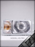 Nissan Urvan E24 replacement halogen headlight assembly Front view of Nissan Caravan QD headlight NS08-0301 12V plastic headlight housing for Nissan Urvan 1986-2000 Aftermarket headlamp replacement for Nissan Urvan E24 van D1R halogen head light for Nissan Caravan QD front repair