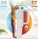 40oz Stainless Steel Insulated Tumbler with Handle