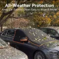 Car Windshield Sun Cover - Black Auto Shade - Image 3