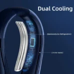 Portable Neck Cooler for Hot Weather, Blue - Image 4