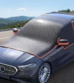 Car Windshield Sun Cover - Black Auto Shade