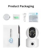 Dual Screen Wi-Fi 360° Smart Security Camera (White) - Image 10