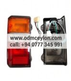 Nissan Urvan E24 1987-2002 crystal tail light assembly Rear crystal tail lamp for Nissan Caravan E24 bus High-quality ABS plastic tail light housing for Nissan Urvan Replacement rear brake light indicator for 1987-2002 Nissan E24 Clear crystal tail light lens replacement for Nissan Caravan van